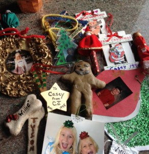 Christmas ornament memories...