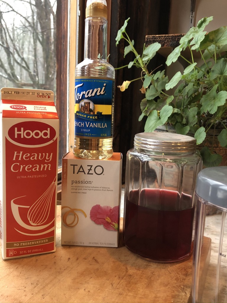 DIY Copycat Starbucks Keto Pink Drink Recipe ingredients