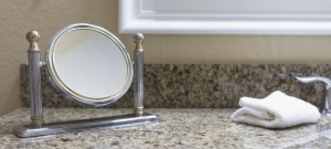 table top makeup mirror