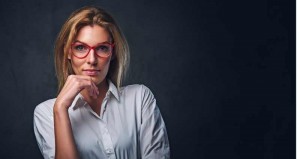 colorful red eyeglass frames